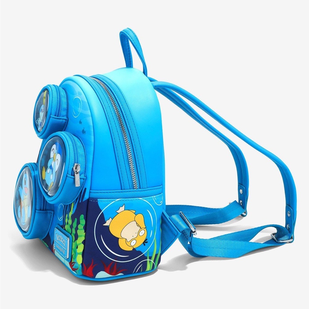 Loungefly Pokemon Squirtle Water Type Bubble Mini Backpack Boxlunch Exclusive - Picture 3 of 5